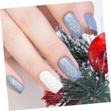 8 vellen nagelstickers met bloemenmotief, zelfklevende nagelstickers voor doe-het-zelf nageldesigns.