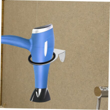 Soporte de pared para secador de pelo de baño, organizador de herramientas para el cabello, soporte para secador de pelo