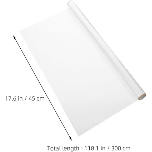 Static Whiteboard Sticker 45cm X 300cm Reusable Dry Erase Wall Whiteboard 1