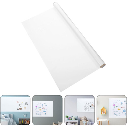 Static Whiteboard Sticker 45cm X 300cm Reusable Dry Erase Wall Whiteboard 2
