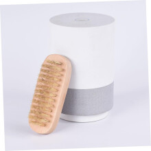 2-teiliges Spa-Massagebürsten-Set aus Holz für Bad, Dusche, Nagelreinigung und Körperpeeling – doppelseitig