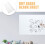 Static Whiteboard Sticker 45cm X 300cm Reusable Dry Erase Wall Whiteboard 7