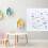 Static Whiteboard Sticker 45cm X 300cm Reusable Dry Erase Wall Whiteboard 8