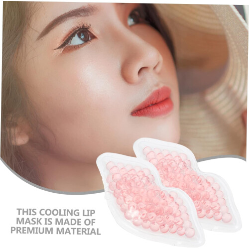 9pcs Hot Cold Compress Lip Pads Comfortable Lip Patches Practical for Home Use Reusable Ice Patch 2