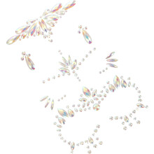 9 feuilles de stickers phosphorescents pour le visage, tatouages éphémères pour maquillage d'Halloween