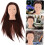 Head Fiber Brown για μανεκέν, μακριά περούκα κομμωτηρίου 7