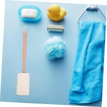 Prírodná lufa na čistenie chrbta a tela 10x42cm svetložltá exfoliačná kefa do kúpeľa na sprchovanie a kúpanie