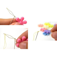 40 buc înfilatoare pentru ac, material plastic, cupru, cap de floare de prun, stil fermecător