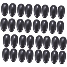 Hair Dye Earmuffs 50 Pairs Black Ear Protector for Hair Coloring Waterproof Ear Covers for Salon and Home Use