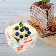 100 Pcs Paper Cake Cup Muffin Cups Accessory Elegant Sophisticated Paper Material