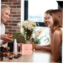 Übungsgesicht für Wimpernverlängerungen, naturgetreue Augen, austauschbare Augenlider für Make-up-Schulungen
