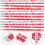 50pcs Multi-Função Coração padrão lápis de madeira com Eraser Toppers 4