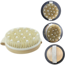 Perie de baie rotundă perie uscată pentru corp pentru duș scrubber unisex produse de baie funcție de masaj