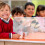 Plastic Sneeze Guard Partition for Student Desks 30x45cm 1 Divider Panel and 2 Clips 5