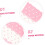 100sheets Nougat Candy Wrappers de papel elegante Dot Wraps Food-safe para presentes e confecção de doces 3