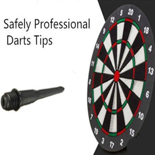 100Pcs Soft Tip Dart Points Electronic Accessory Black Screw Thread Tips 2
