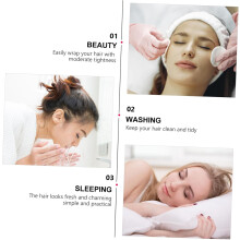 Lot de 2 bonnets de shampoing élastiques pour la douche et le lavage des cheveux (femme)