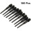 100Pcs Soft Tip Dart Points Electronic Accessory Black Screw Thread Tips 8