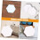 100pcs Quilting Paper Piercing Mold Template with Good Flexibility and Smooth Surface 3