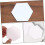 100pcs Quilting Paper Piercing Mold Template with Good Flexibility and Smooth Surface 5
