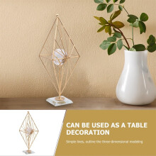 Severský styl Rhombus Iron Decoration Decoration Ornament s kreativním designem, snadno se přenáší