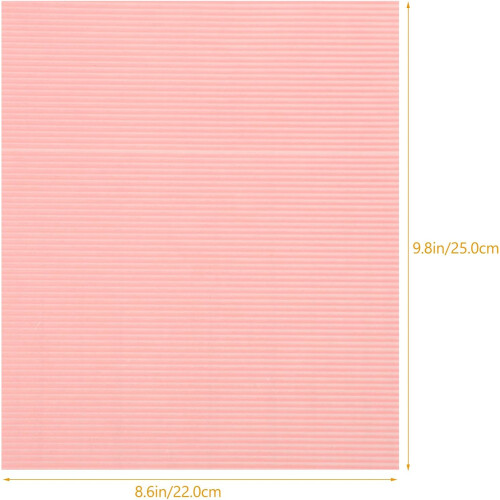 50 Sheets Pink Paper Sheets Biscuit Wrapping Paper with Fresh Pattern Design Waterproof 1