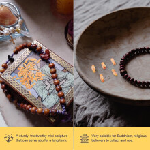 50 Rollen kleines buddhistisches Schriftrollenpapier, Mini-Kompakt-Religionsbedarf