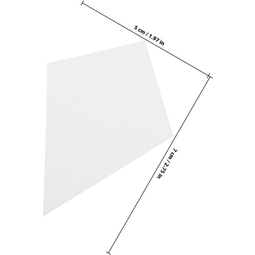 100 sagome di carta per patchwork fai da te e accessori per cucito. 1