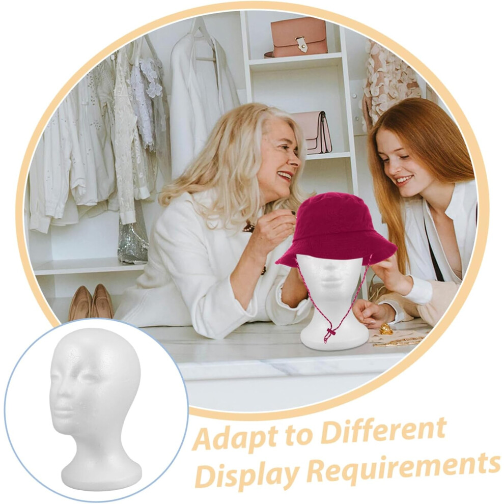 Hkhbjs Hat Wig Stand Display Mannequin Head Storage For Hats And Wigs Diy Prop Organizer