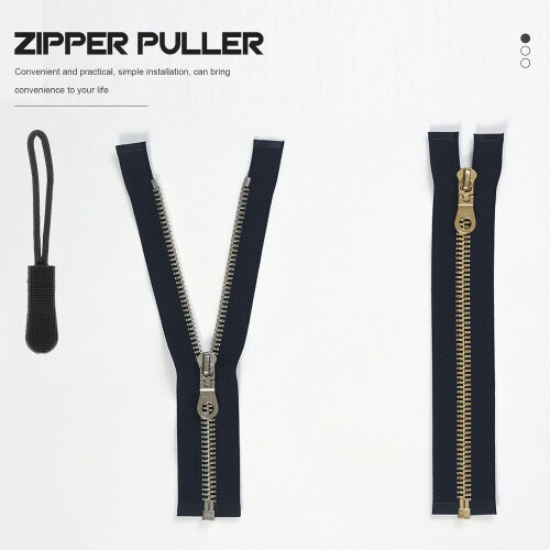 DIY Zipper Pullers Zipper Pull Replacement 50Pcs TPU Multipurpose for Clothing Bags 2