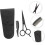 Mustache Trimming Scissors and Beard Shears 3pcs Set with Pu Leather Storage Bag 7
