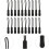 DIY Zipper Pullers Zipper Pull Replacement 50Pcs TPU Multipurpose for Clothing Bags 5