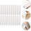 100Pcs White Hat Sweat-Absorbing Pads for Baseball Caps, Removable Sweat Protector Stickers 4