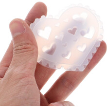 Herzförmige 3D-Silikon-Nagelanhängerformen für wiederverwendbares DIY-Maniküre-Gel