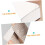 100Pcs White Hat Sweat-Absorbing Pads for Baseball Caps, Removable Sweat Protector Stickers 5