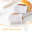 100pcs Packing Paper Roll Wrapper Oil-Resistant Paper Stable Packaging Support Convenient Storage White 8