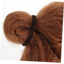 10 Stück DIY Handgefertigte Donut-Haargummis Sport-Haargummis Elastische Pferdeschwanzhalter für Frauen und Mädchen Haarseile
