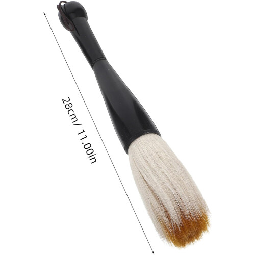 Caneta de escova de caligrafia chinesa profissional de 3,5 polegadas com cabelo misturado para pintura e escrita de tinta 1