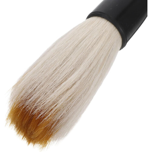 Caneta de escova de caligrafia chinesa profissional de 3,5 polegadas com cabelo misturado para pintura e escrita de tinta 2