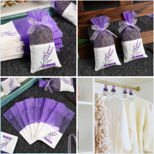 50pcs Lavender Sachet Bag Spice Bags Cotton Pouch with Delicate Design and Detail