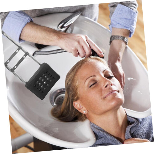 Supporto per lavabo da parrucchiere, bacinella per shampoo riutilizzabile, cuscino poggiatesta per lavaggio capelli e supporto cervicale 1