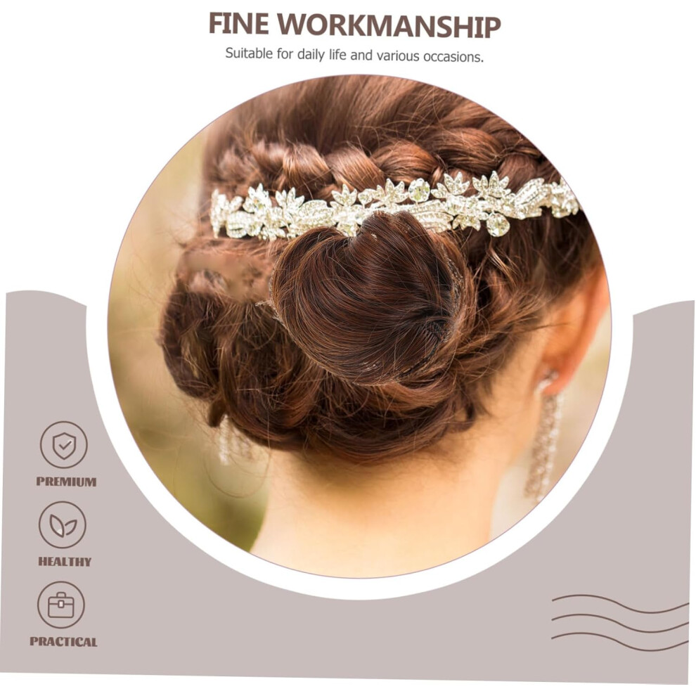 Hkhbjs Hair Bun Clip For Women Clip Hair Extensions For Ponytail Updo Accessories Easy To Use For Parties And Daily Wear