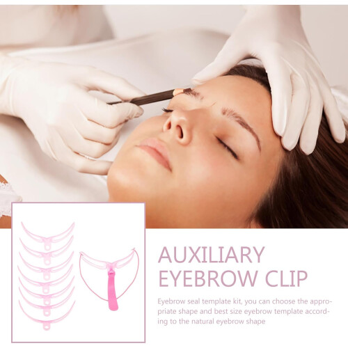 3sets Replaceable Eyebrow Templates Brow Stencils Household Eyebrow Tools Portable Stencil 1