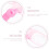 3sets Replaceable Eyebrow Templates Brow Stencils Household Eyebrow Tools Portable Stencil 5