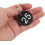 100pcs Round Numbered Tags with Metal Rings, Plastic Numbered Discs Key Tags for Identification 3