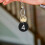 100pcs Round Numbered Tags with Metal Rings, Plastic Numbered Discs Key Tags for Identification 7