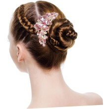 Acessório de casamento do arco do cabelo do pente do cabelo do pente das meninas das mulheres para o penteado lateral das costas