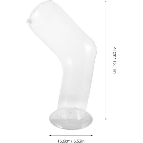 Inflatable Leg Mannequin for Knee Pad Display PVC Material Versatile 1