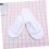 Half-covered Slippers Disposable Open Toe Slippers for Guests 3