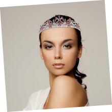 Luxo mulheres coroa nupcial cabeçalho para casamentos strass tiaras cabeçalho casamento cabeçalho